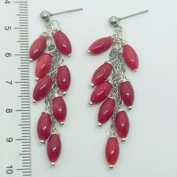 Arpa Mercan el yapımı küpe Arpa Mercan el yapımı küpe